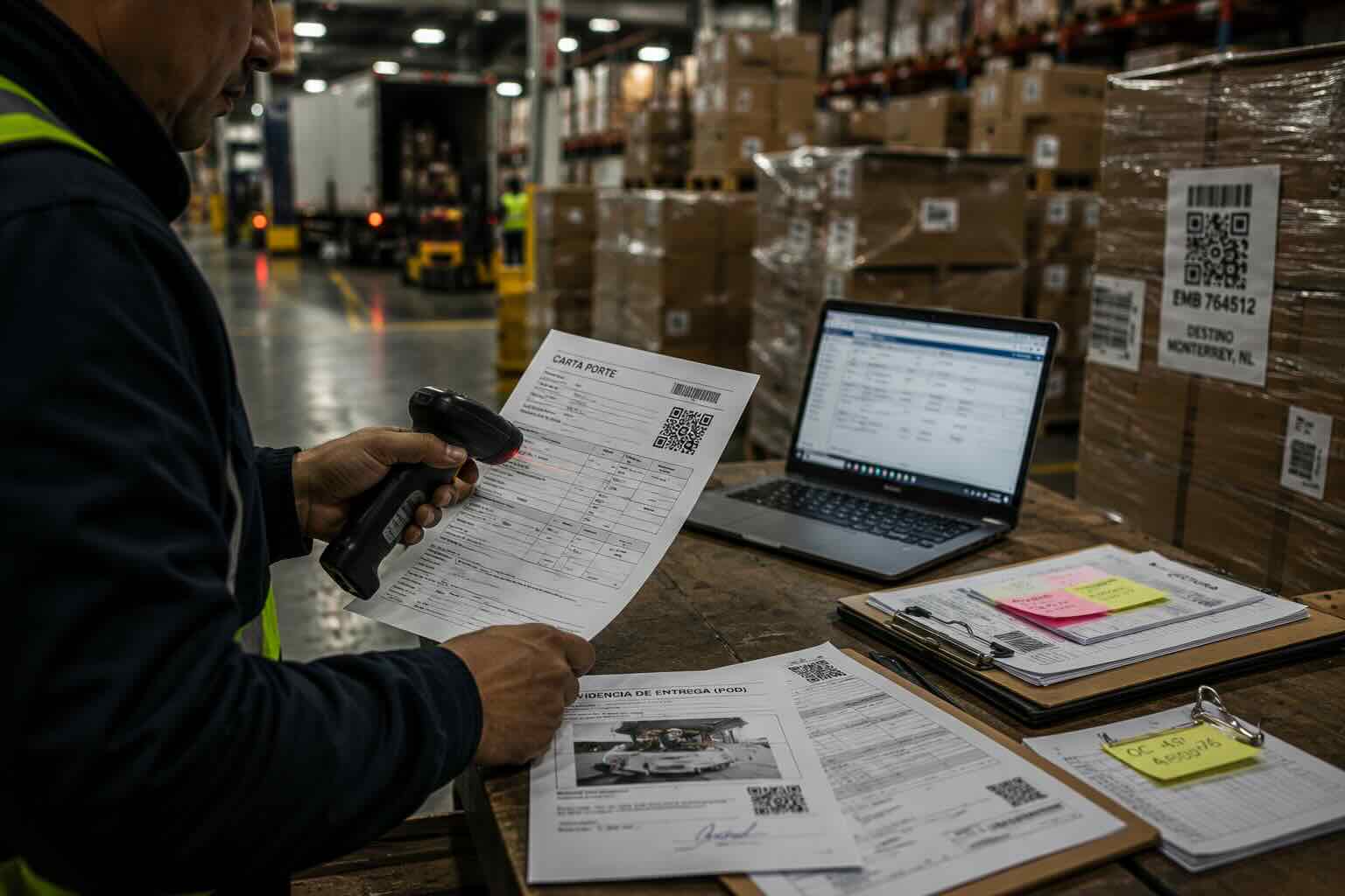 Documentos logísticos centralizados