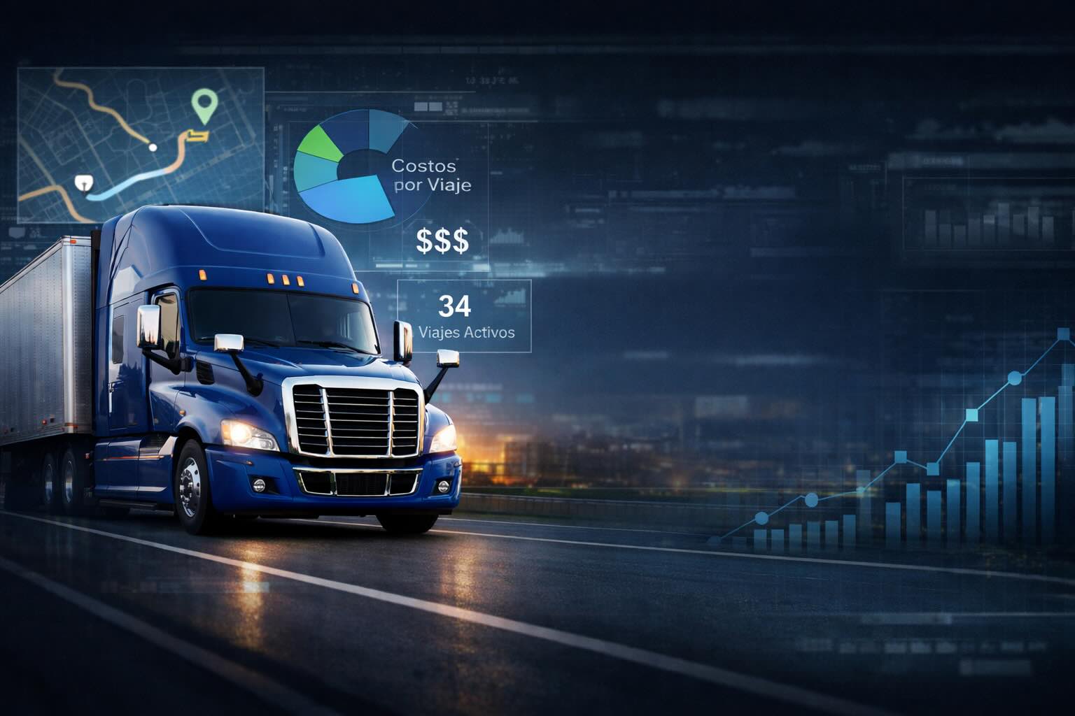 Software para transporte con viajes y costos por viaje